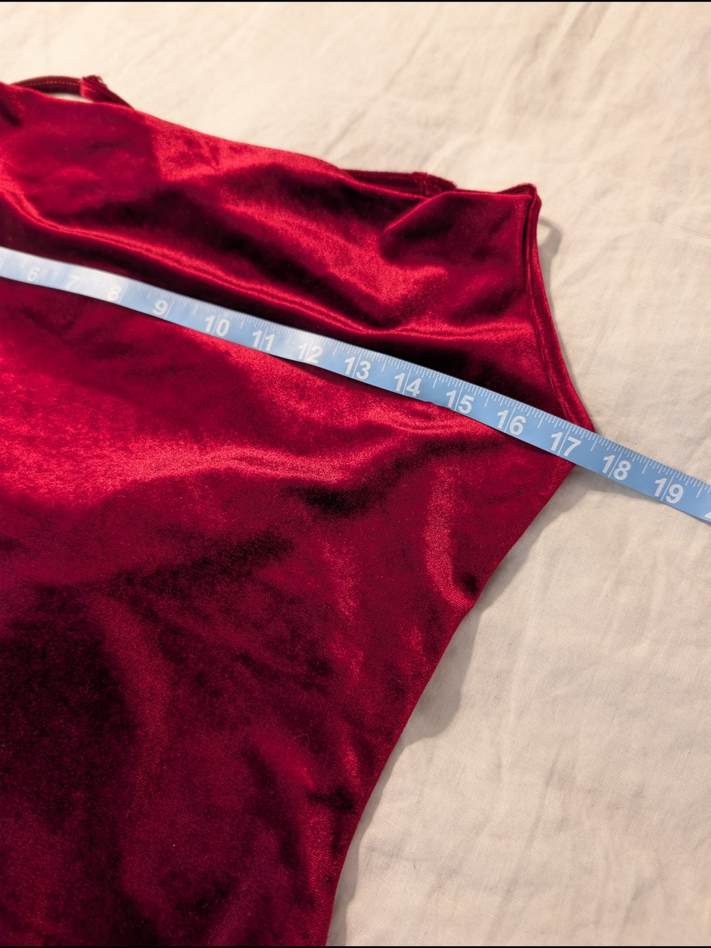 NWT Velvet Cowl Neck Maxi Dress with Dramatic Back Bow & Ruffles Large Burgandy - Picture 8 of 9
